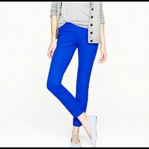 J Crew Minnie cobalt pant